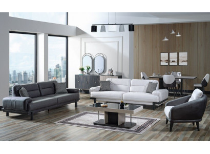 Bankstel 3+3+1 zits Stof Modern Compleet Fauteuil Bankstel 3 Zits Luxe