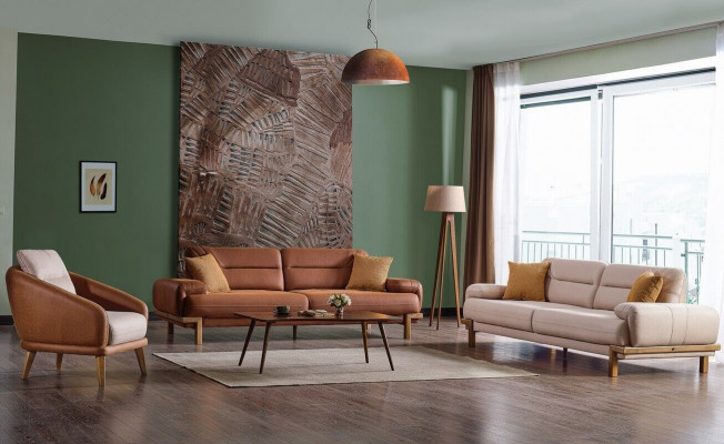 Bankstel 3+3+1 Zits Meubel Luxe Set Bankstel Modern Set 3-delig