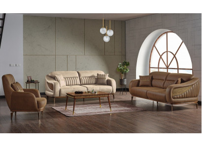 Sofaset 3+3+1 zits Moderne Relaxfauteuil Moderne Stijl 3-delig Luxe woonkamer.