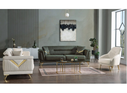 Ontwerp Modern Woonkamer Set Bankstel 3+3+1 Woonkamer Meubelset