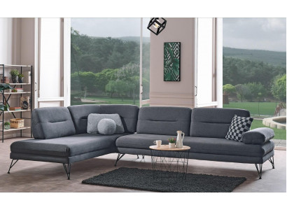 Hoekbank L-vorm Textiel Hoekbank Bankbekleding Premium Bank L Vorm Modern