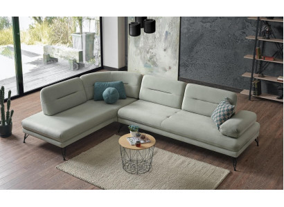 Hoekbank woonlandschap Kleur Grijs L-vorm Bank Nieuw Woonkamer Hoekbank Luxe Nieuw
