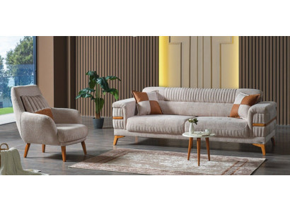 Sofagroep 3+1 zits Modern Relax fauteuil Modern stijl 2-delig Luxe woonkamer