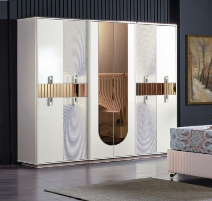Kledingkast Scrank Luxe slaapkamer meubels Kasten Hout