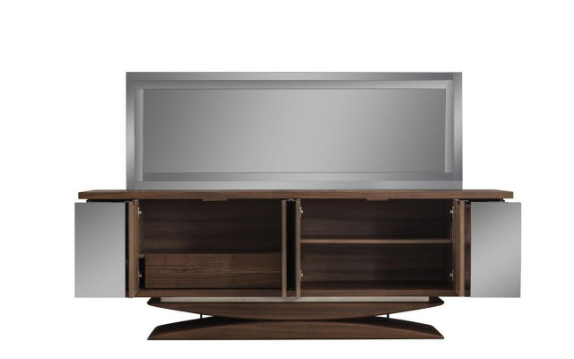Eetkamerset 6x stoelen Eettafel Dressoir Spiegelset Eetkamer Designer Nieuw
