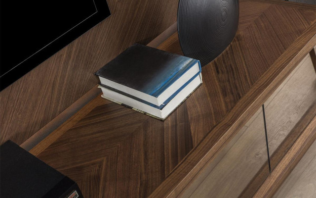 Woonkamer wand hout moderne stijl plank woonkamer meubels kast RTV met tv frame