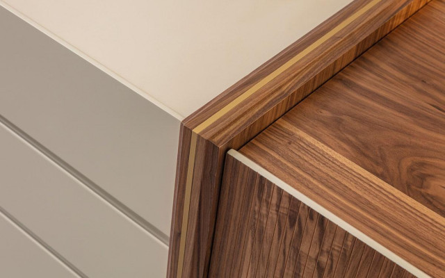 Dressoir kast hoogglans meubels hout luxe commode sideboard met spiegel luxe nieuw