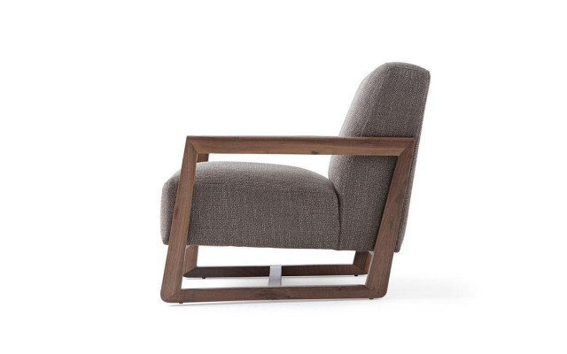 Ontwerp Luxe Stoel Relax Textiel Moderne Relaxfauteuil
