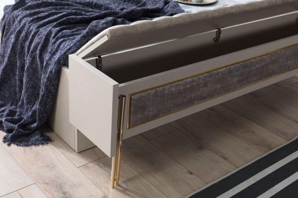 Slaapkamerset Bed 2x Nachtkastjes Houten Meubels 3-delig Modern Design Sets Nieuw