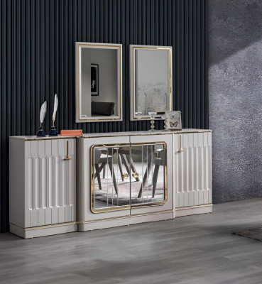 Modern dressoir met 2 spiegels designer luxe woonkamer meubels ladekast