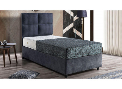 Beddesign bedden luxe stoffen gestoffeerd slaapkamermeubilair 90x190 modern
