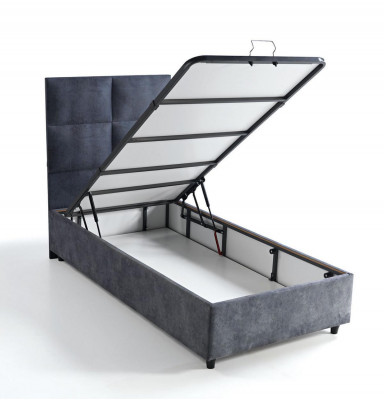 Beddesign bedden luxe stoffen gestoffeerd slaapkamermeubilair 90x190 modern
