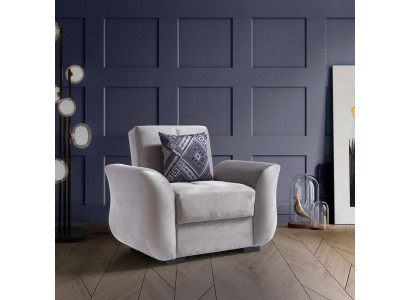 Ontwerp Zits Luxe Stoel Relax Textiel Wit Stoel Relaxfauteuil Modern