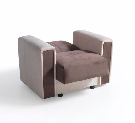 Hoekbank L-vorm Fauteuil Voetenbank Stof Volledig Gestoffeerde Premium Woonkamer Modern