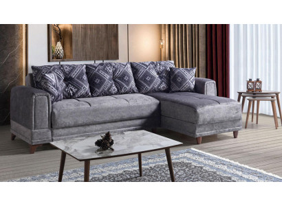 Hoekbank woonlandschap Grijs L-vorm Hoekbank Woonkamer Hoekbank Modern