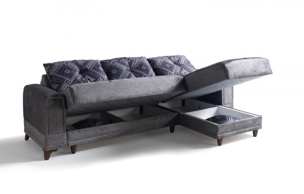 Hoekbank woonlandschap Grijs L-vorm Hoekbank Woonkamer Hoekbank Modern