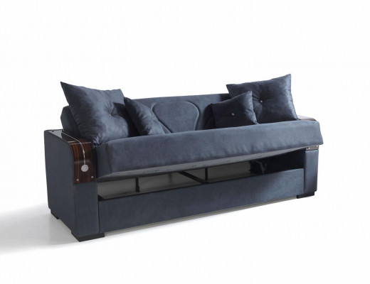 Sofagroep 3+1 zits stoffen houten bankstel 3-zits modern fauteuil compleet set 1