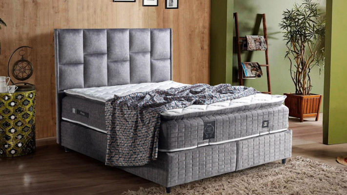 Bed Design Bedding Luxury Beige Upholstered Bedroom Furniture Silver 160x200