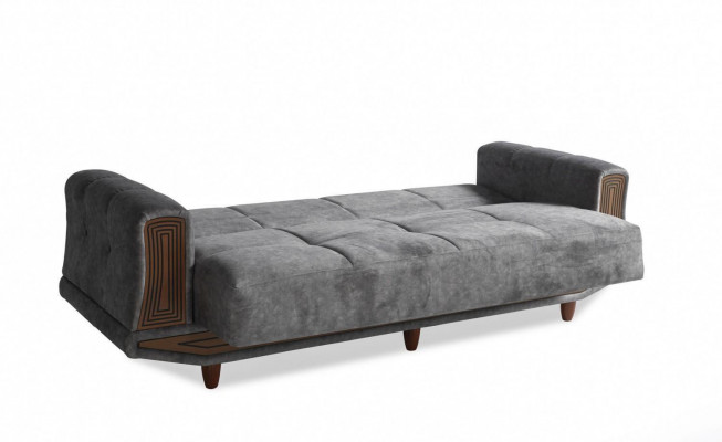 Sofaset 3+2+1+1 zitplaatsen Textiel Hout Bankstel 3 zitter Modern Fauteuil Compleet Set