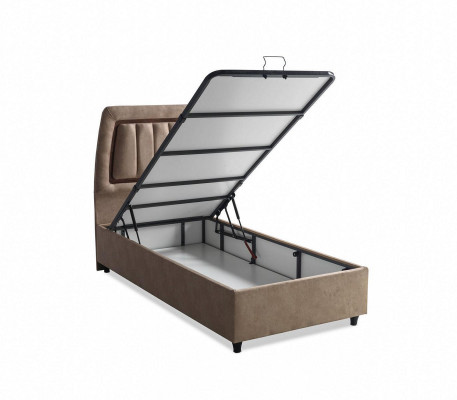 Beddesign Bedden Luxe Beige Gestoffeerd Slaapkamermeubels Modern 90x190 Luxe