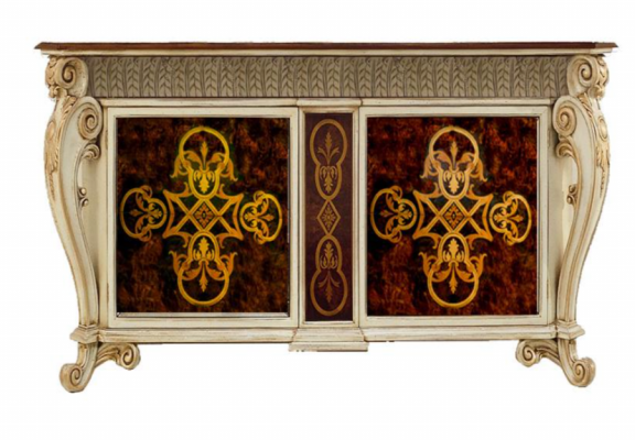 Sideboard Massiv Schrank Regal Holz Anrichte Schränke Luxus Möbel aus Italien  Sideboard Massief Kast Plank Hout Dressoir Kasten Luxe Meubels uit Italië