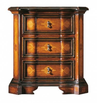 Klassieke nachtkastje bijzettafel bruin design nachtkastje nachtconsole meubels