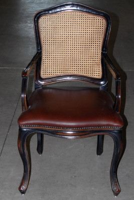 Klassieke stoelen Designer eetkamerstoel Luxe houten leunstoel Houten stoel Stoel