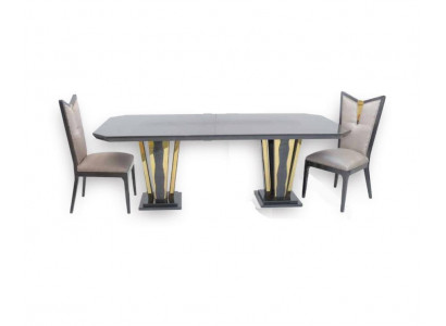 Eetgroep Eettafel met 6x stoelen Armstoel Eetkamerset Eetgroepen Meubels