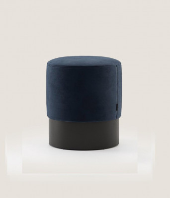 Ronde Blauwe Zitkruk Luxe Slaapkamer Moderne Bijzettafelkruk
