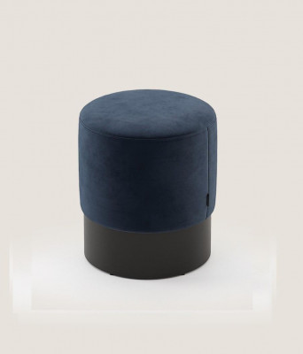 Ronde Blauwe Zitkruk Luxe Slaapkamer Moderne Bijzettafelkruk
