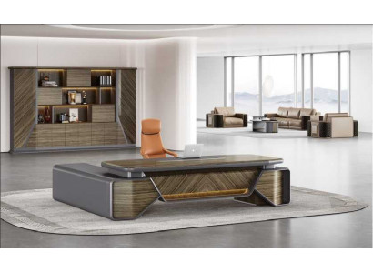 Ontwerp hoekbureau kantoorinrichting kamer meubels tafel kantoormeubelen.
