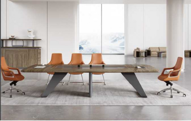 Houten vergadertafel Besprekingstafel Kantoorinrichting Designer tafels Nieuw