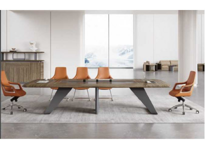 Houten vergadertafel Besprekingstafel Kantoorinrichting Designer tafels Nieuw