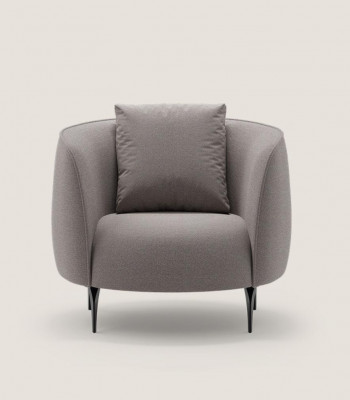 Taupe Moderne Fauteuil Woonkamer Eenzitter Luxe Design Gestoffeerde Meubels Lounge