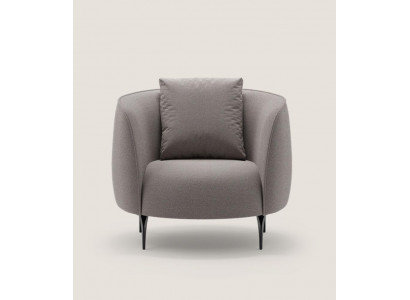 Taupe Moderne Fauteuil Woonkamer Eenzitter Luxe Design Gestoffeerde Meubels Lounge