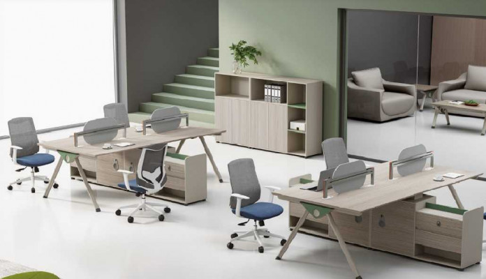 Werkkamer Houten kantoormeubelen Bureau Computertafel Luxe Nieuw