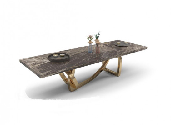 Grote elegante eettafel Eetkamer meubels Moderne ontwerp Stijlvol Nieuw
