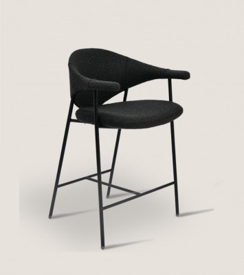 Stijlvolle zitmeubelen Ontwerper Eetkamerstoelen met stalen poten Modern.