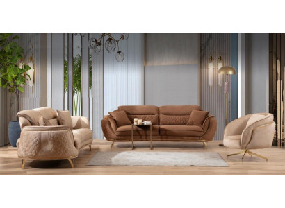 Bankstel 3 2 1 zits set design bank gestoffeerde banken modern luxe