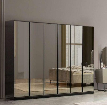 Bed 2x bedside tables bedroom set design modern luxury set 5-piece.