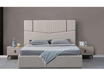 Luxe slaapkamer meubels 3-delige set Bed 2x nachtkastjes Design
