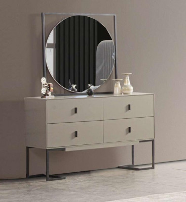 Make-up tafel met spiegel Luxe Moderne commode Slaapkamer tafel