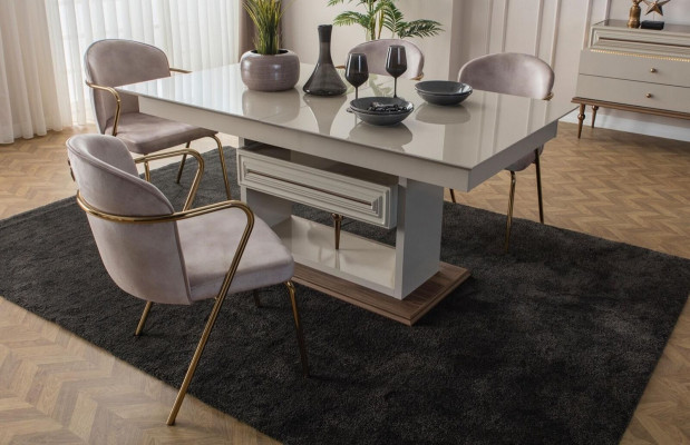 Eettafel Eettafels Tafels Modern Eetkamerontwerper Nieuw Beige