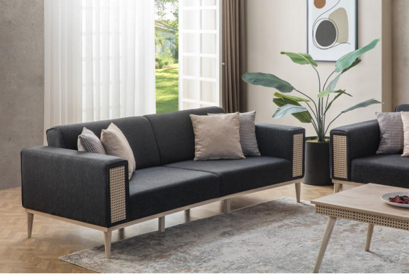 Moderne set van hoogwaardige grijze woonkamer meubelen nieuw