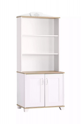 Boekenkast Boekenplank Staande boekenrek Kinderboekenrek Plank Hout Wit Nieuw