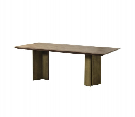 Eettafel Tafel Eethoek Eetkamer 208 cm Hout Bruin Nieuw