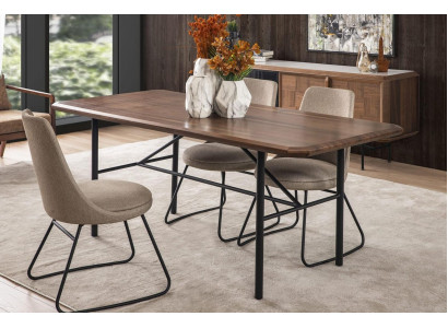 Eettafel Eetkamertafel Tafel Eethoek Eetkamer 205 cm Hout Bruin