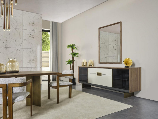Eethoek Eetkamerset Set Eettafel Set 9-delig Eetkamer Bruin Hout Nieuw
