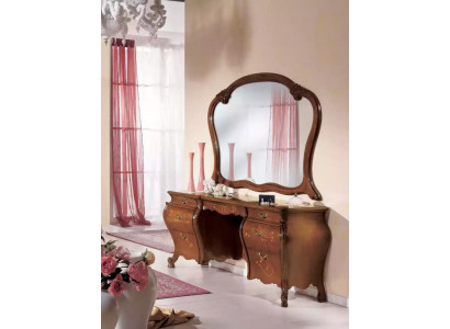 Vanity Table Set Mirror Bedroom Furniture Design 2 Piece