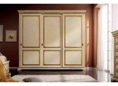 Kledingkast Houten kast Slaapkamer Meubels Ontwerp Kasten Beige